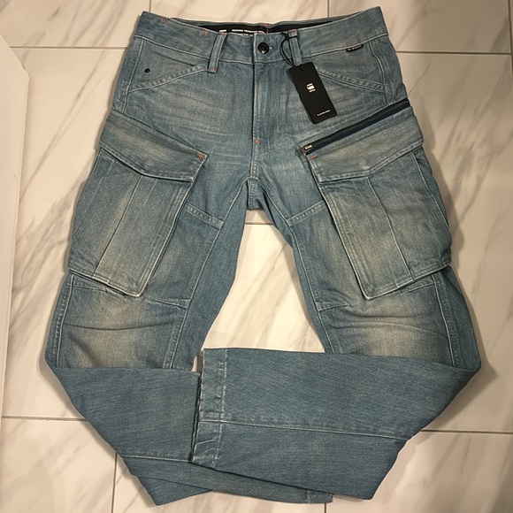 Men’s G-Star Premium Rovic Zip 3D Regular Tapered Cargo...